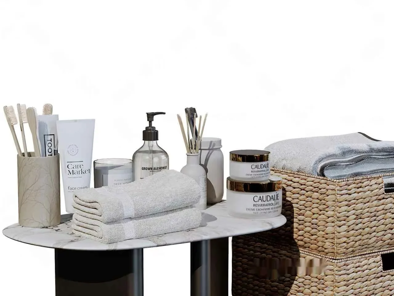 A Collection Of Toiletries 3D Model – 11310 – CORONA Render