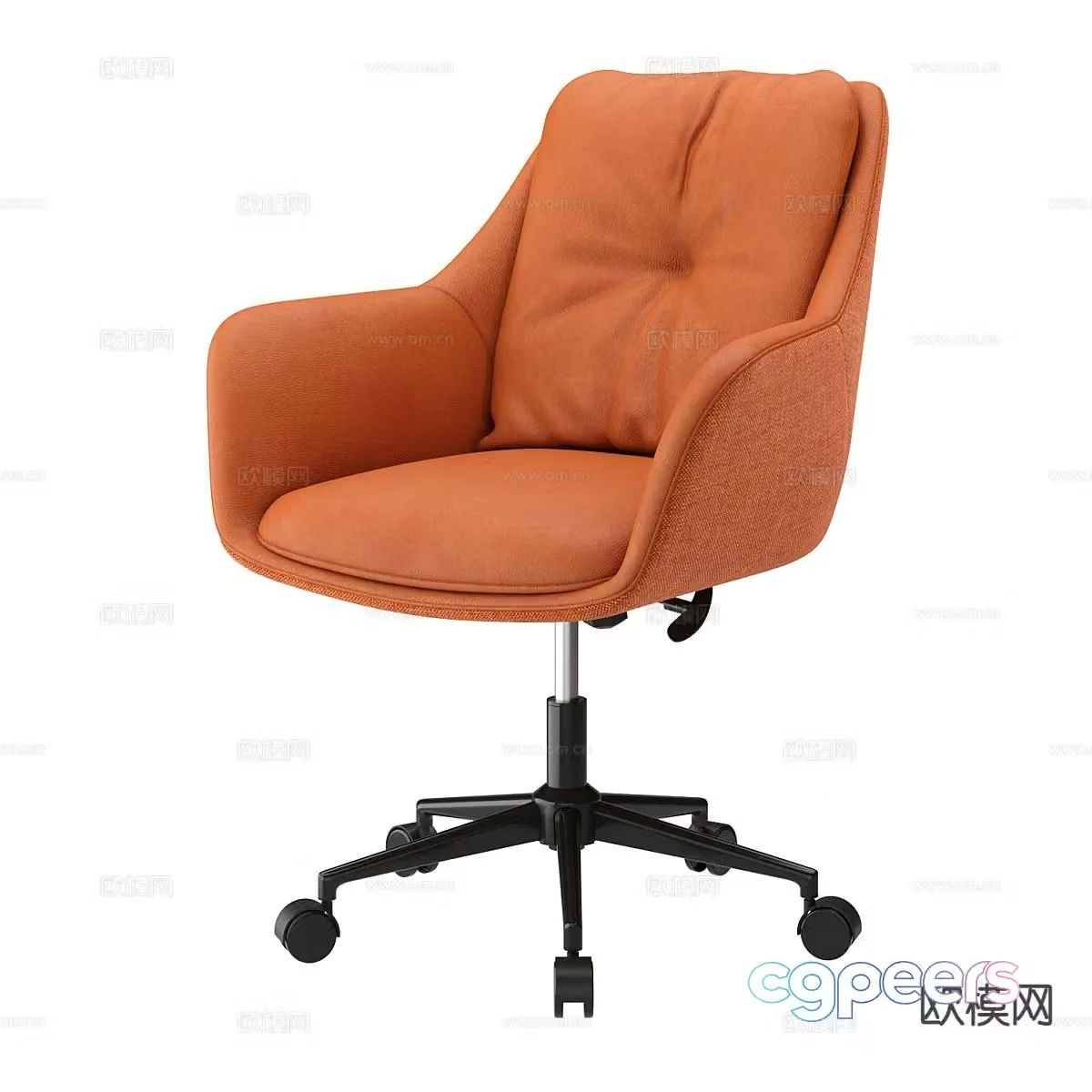 Modern office chair staff chair swivel chair 3d model