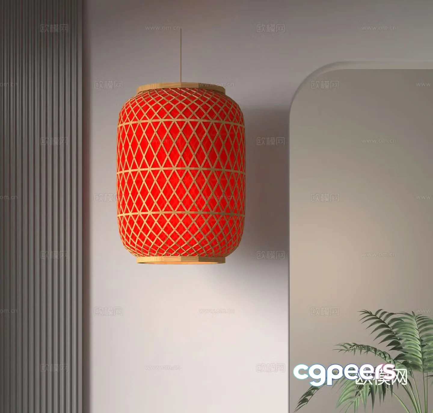 Chinese lantern 3d model