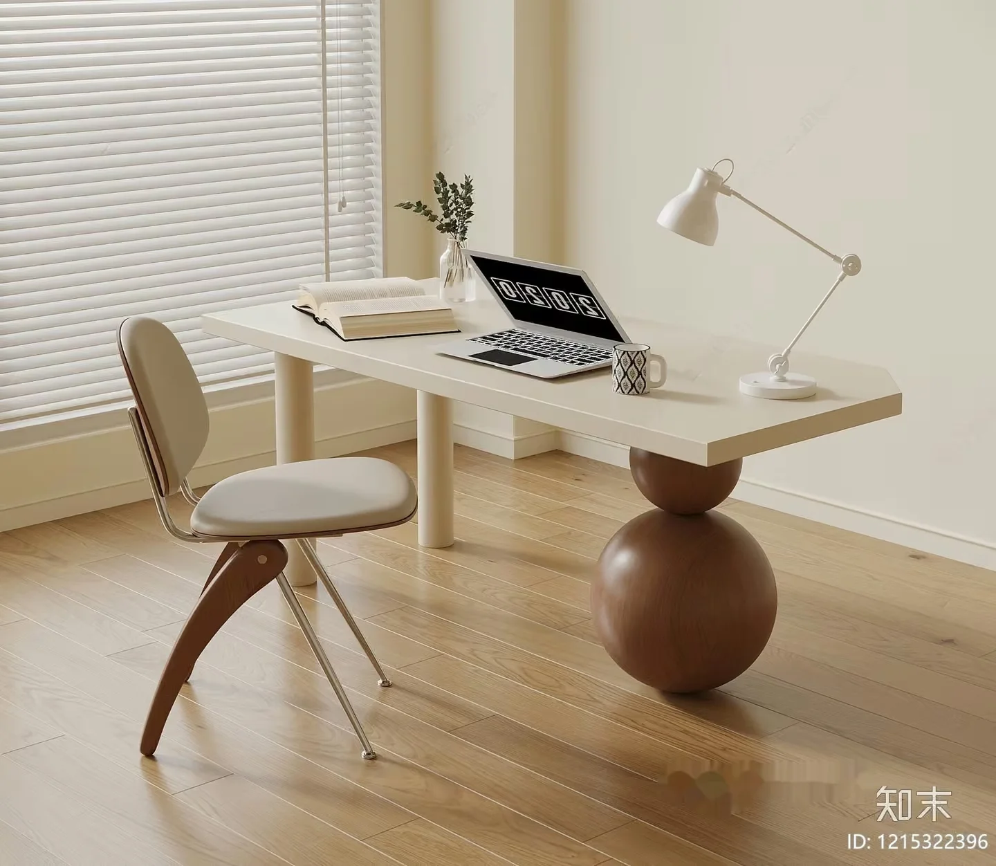 Modern Home Office 3D Model – 15867 – VRAY Render