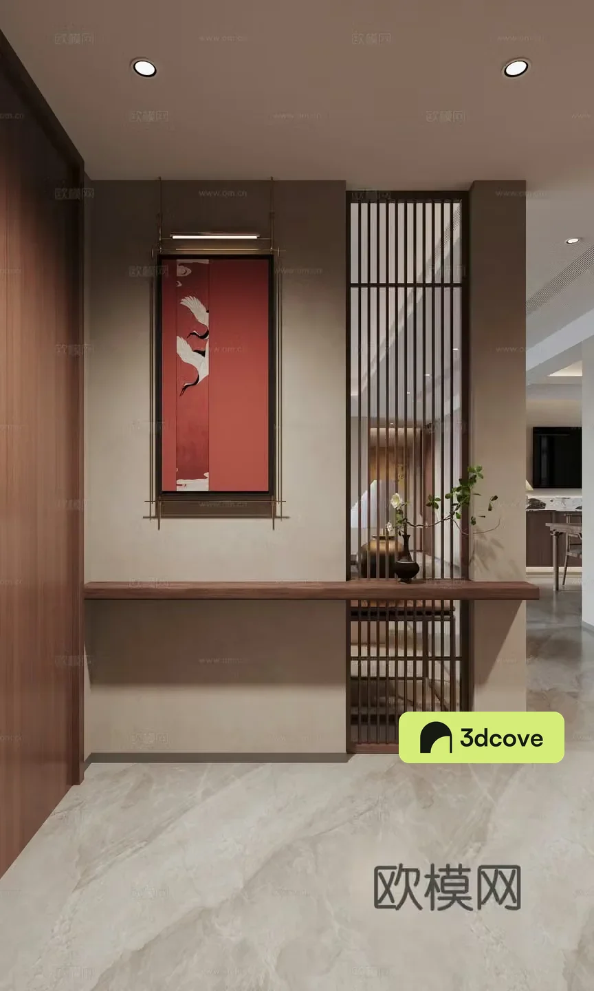 New Chinese style home entry
