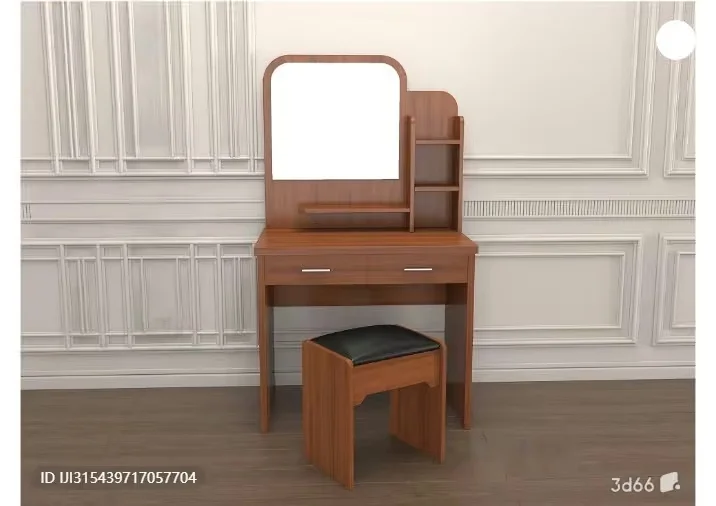A Wooden Vanity Set 3D Model – 7786 – VRAY Render