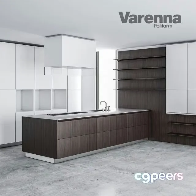 3ds Max Free – Varena Twelve kitchen