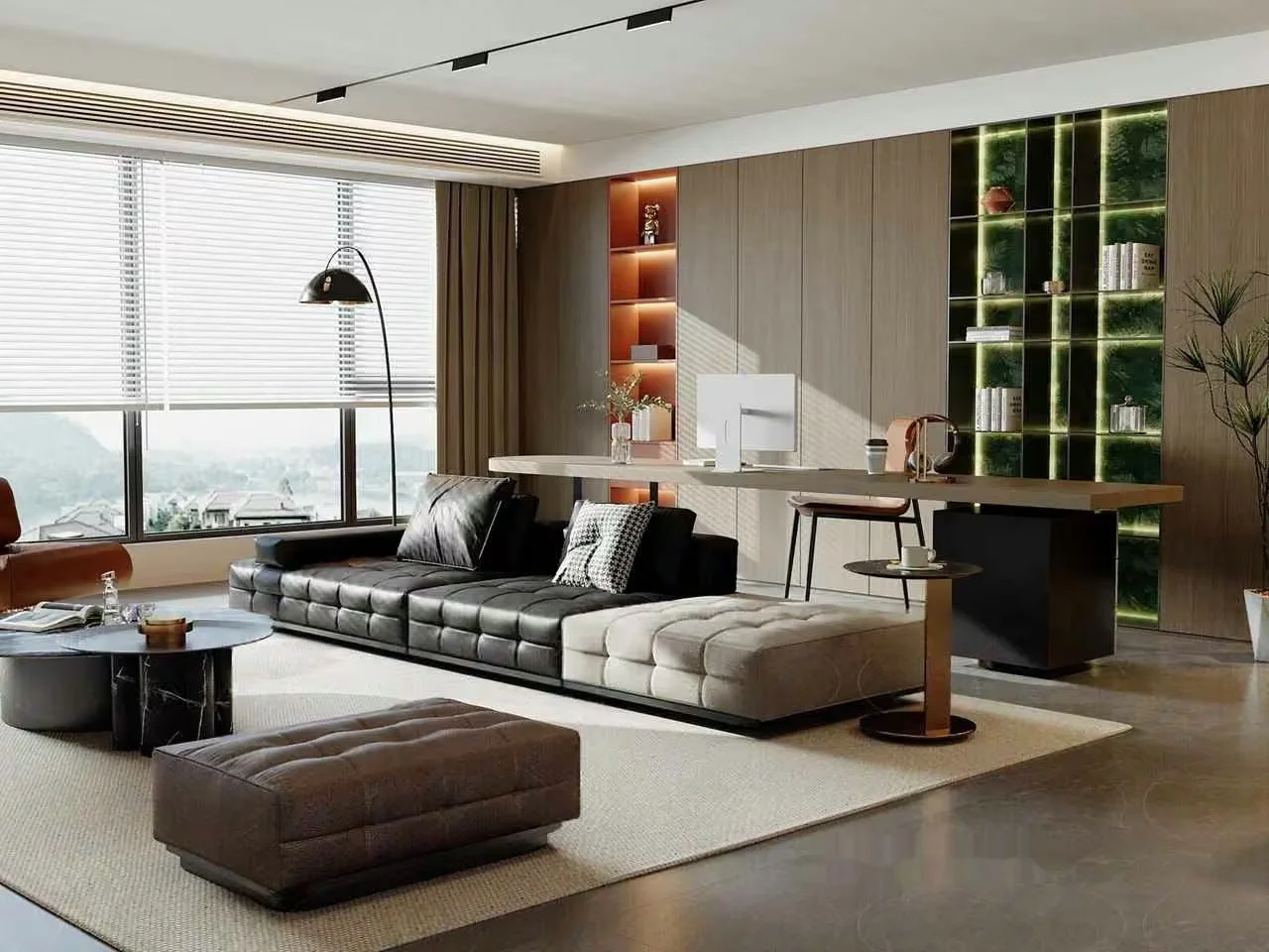 Modern Living Room 3D Model – 3765 – VRAY Render