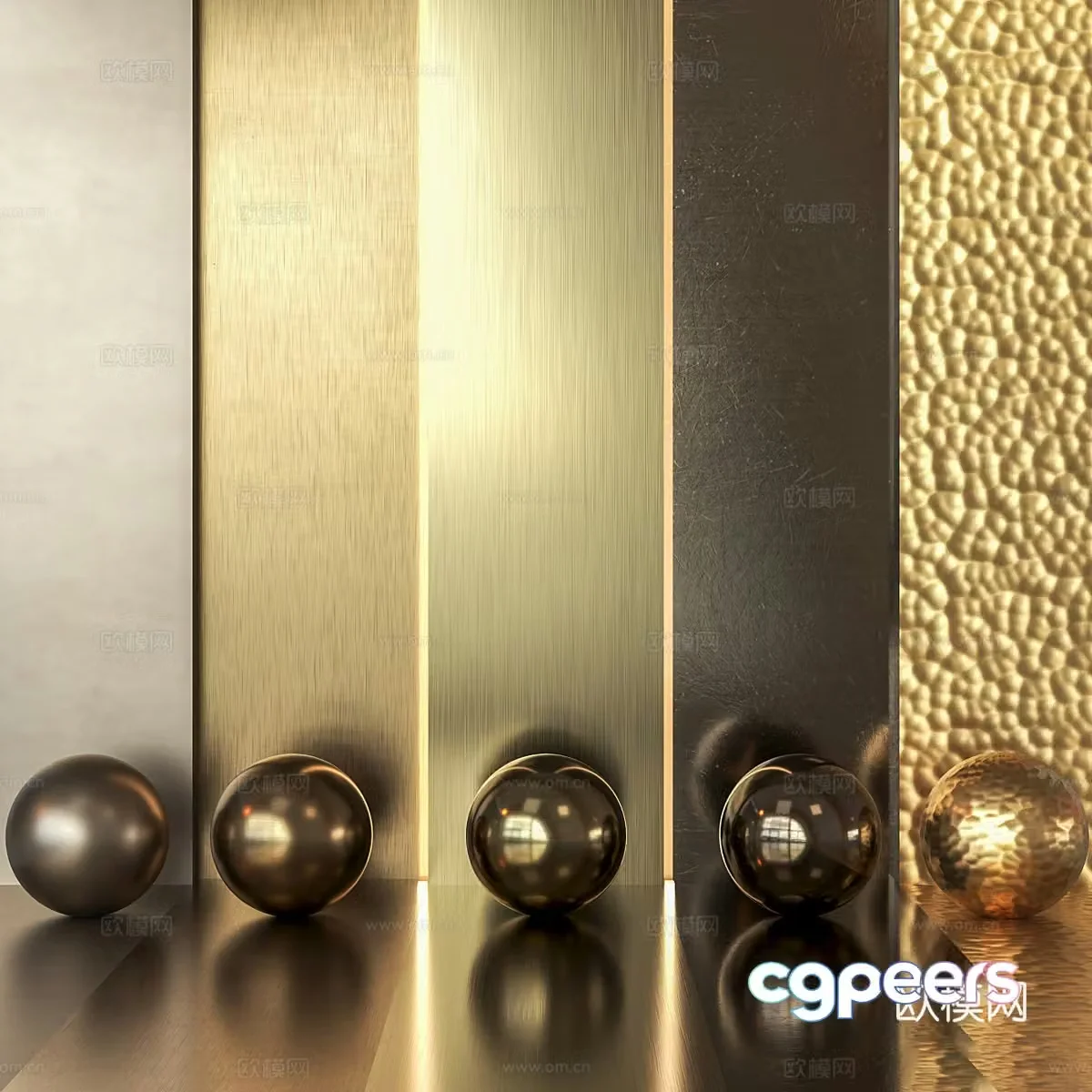 Metal Brass Metal 3D Model