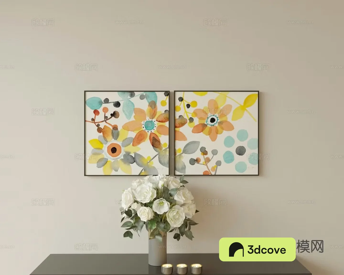 Modern decorative painting abstract painting hanging painting
