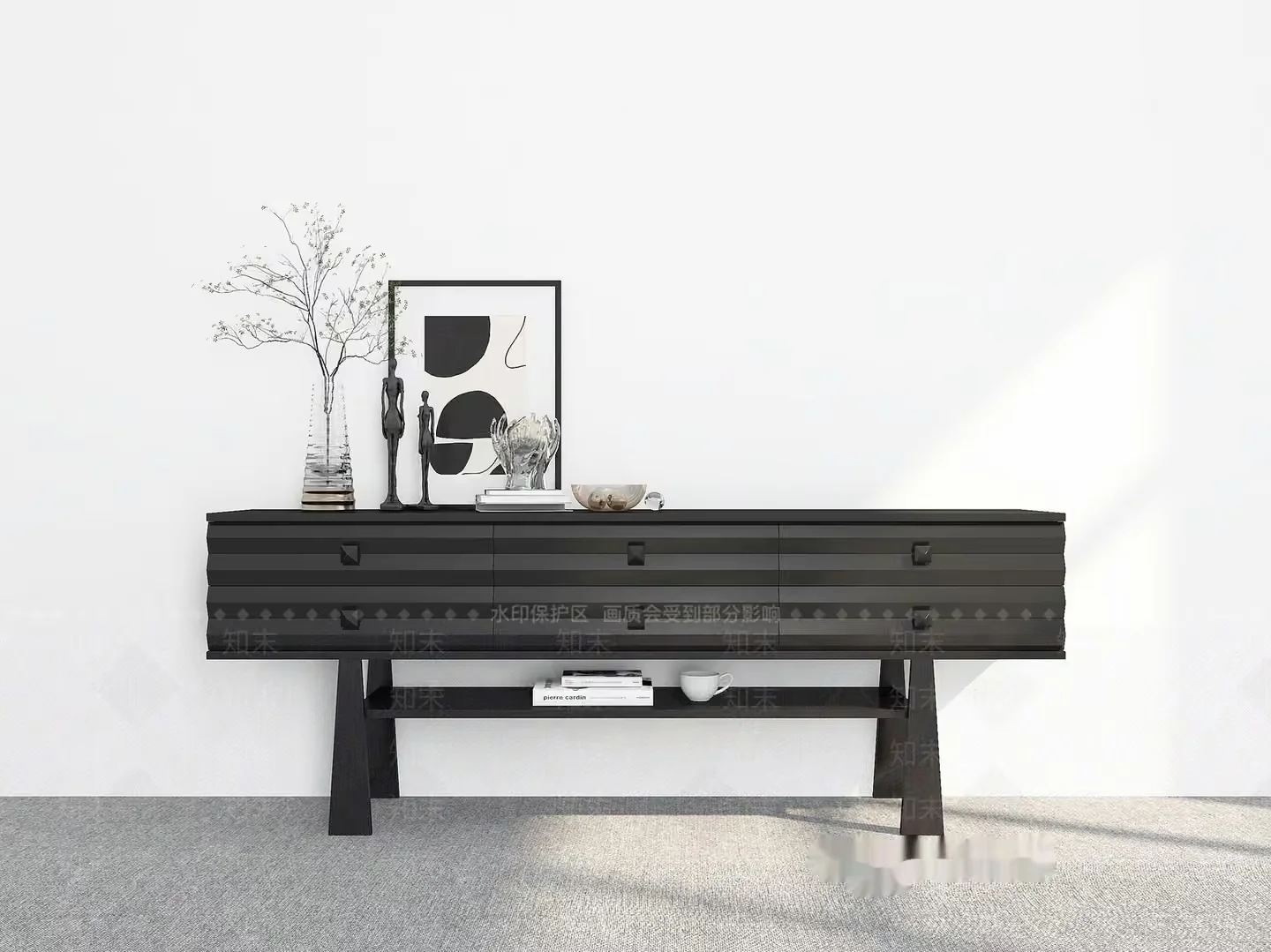 Modern Sideboard 3D Model – 19216 – VRAY Render