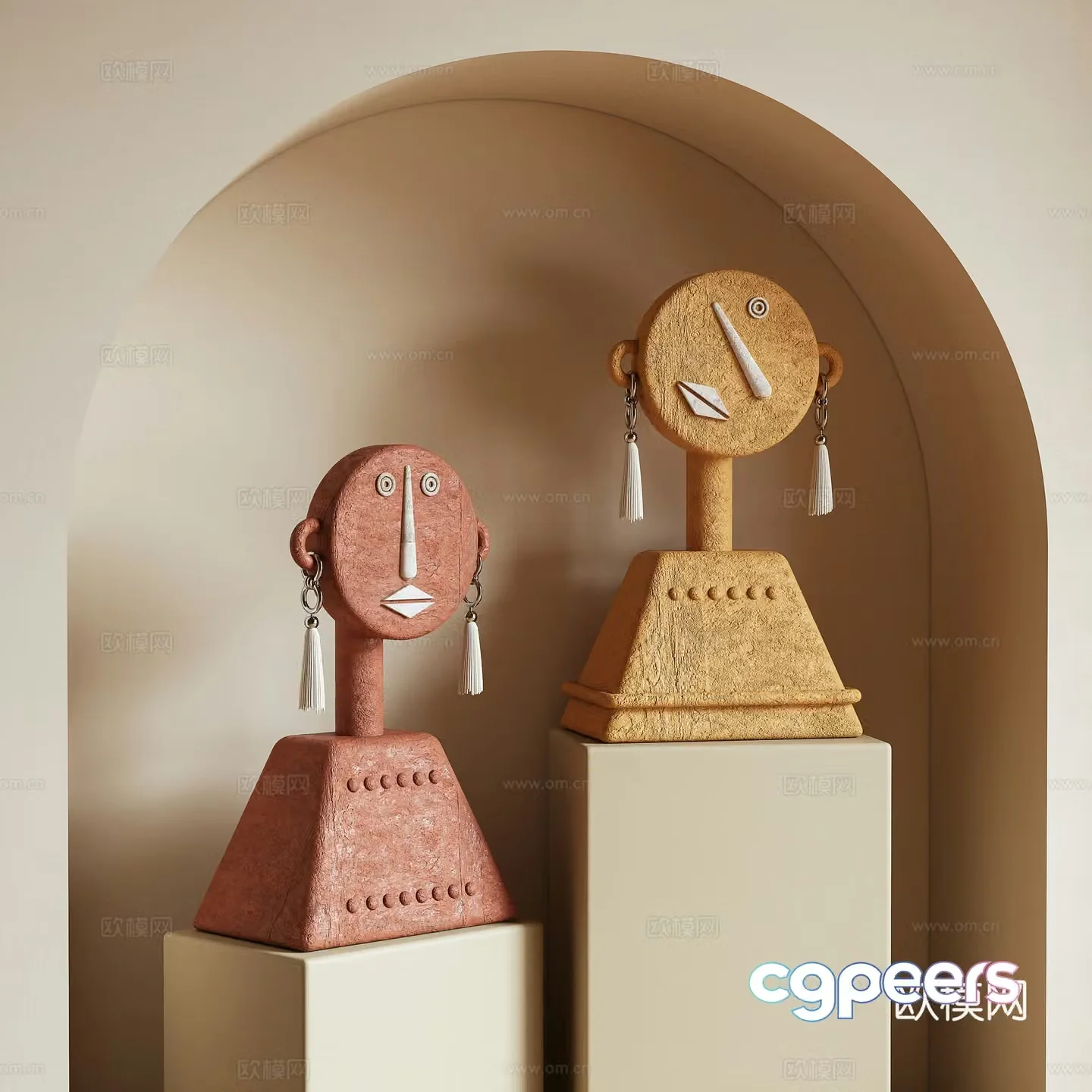 Wasabi ornament 3D model