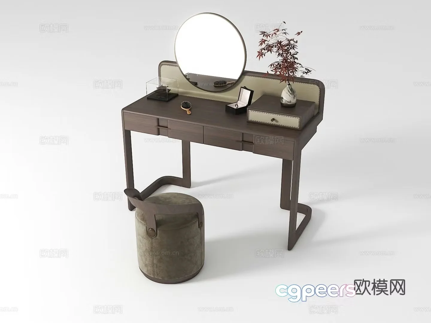 New Chinese style dresser 3d model