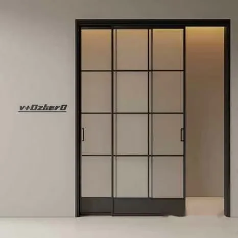 A Glass Door 3D Model – 14599 – VRAY Render