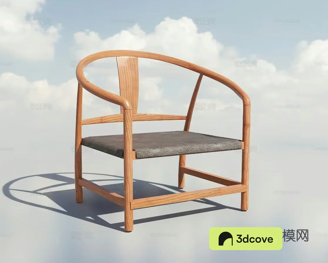 New Chinese style armchair chair solid wood chair
