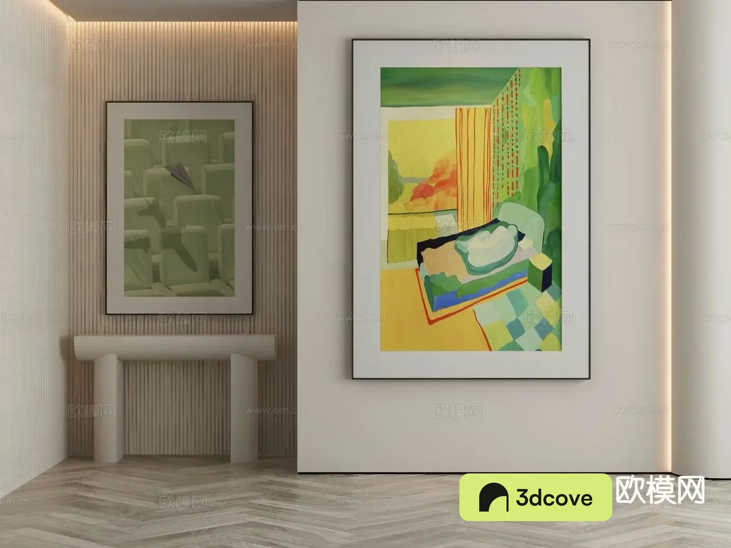 Modern art painting decorative painting