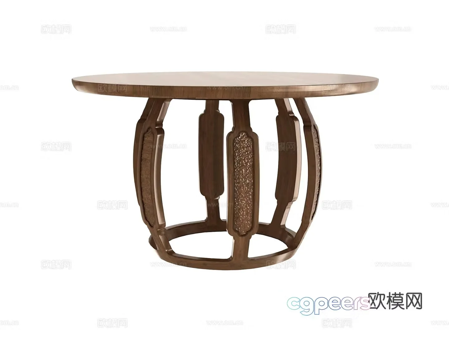 New Chinese dining table 3d model