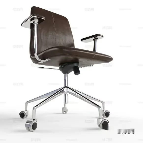 Brown Office Chair 3D Model – 357 – VRAY Render