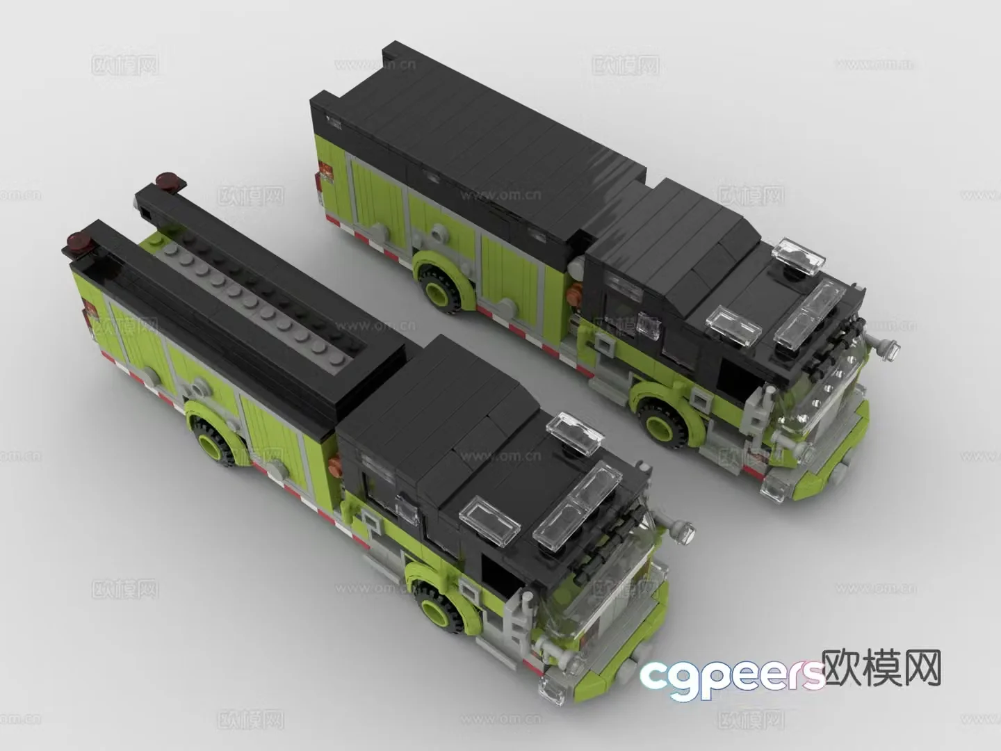 LEGO LEGO Toys Building Blocks Engineering Car Earthwork Car 3D Model