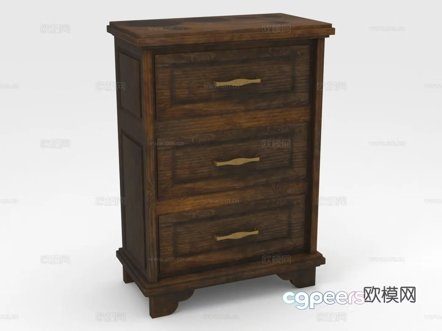 Wooden cabinet chest of drawers chest of drawers storage cabinet cabinet cabinet 3d model