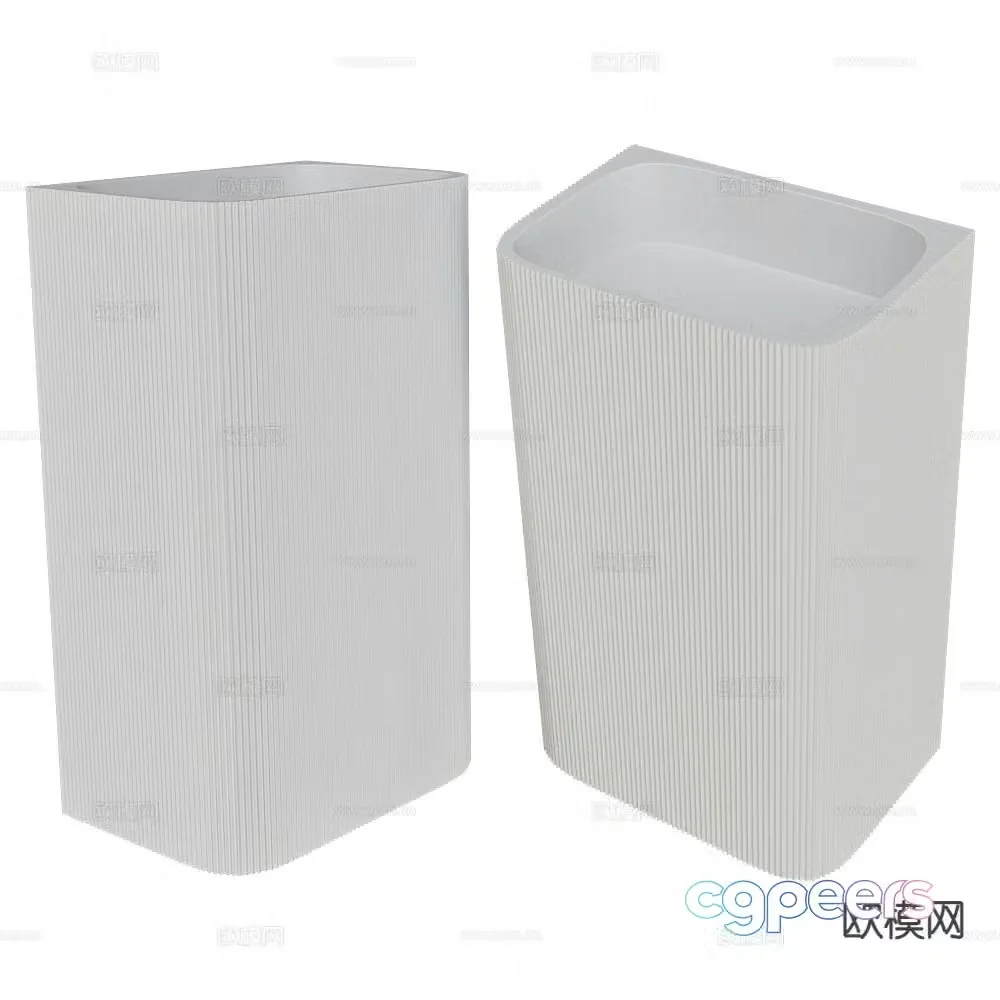 ABBER vertical basin wash basin 3D model
