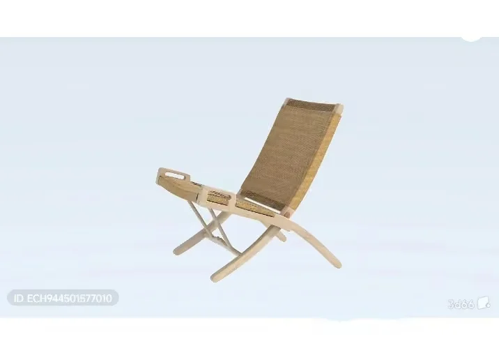 A Wooden Folding Chair 3D Model – 14242 – VRAY Render