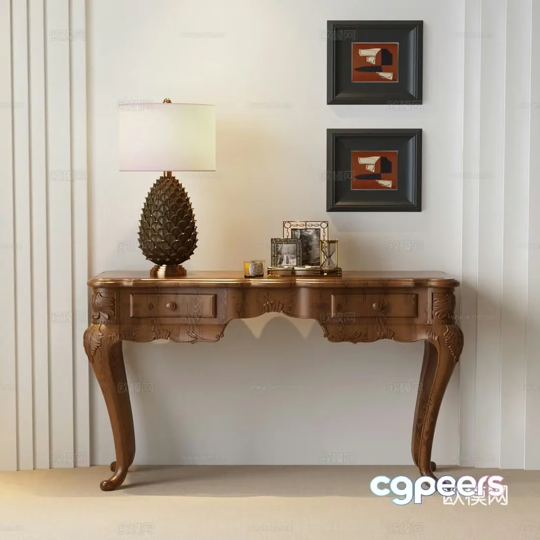 French medieval entrance cabinet American entrance cabinet French entrance cabinet French entrance cabinet French entrance cabinet French end viewing platform 3D model