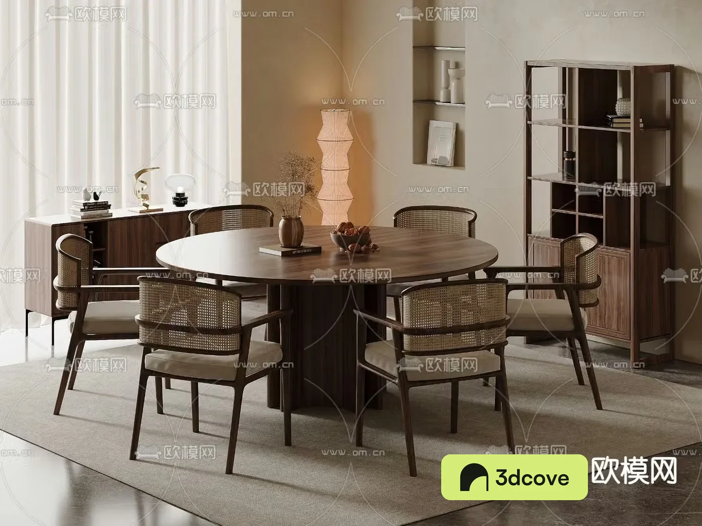 Medieval style dining table and chairs round dining table