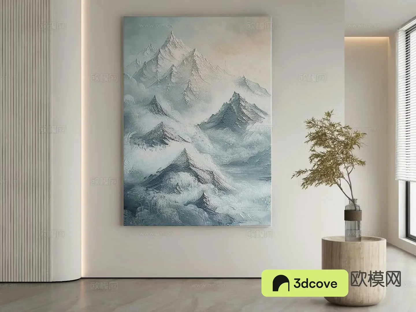 Modern decorative painting landscape painting oil painting