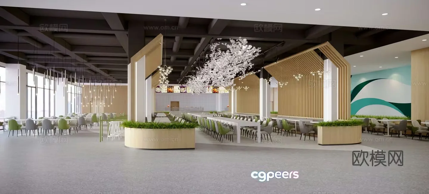 Staff canteen Staff canteen 3D model