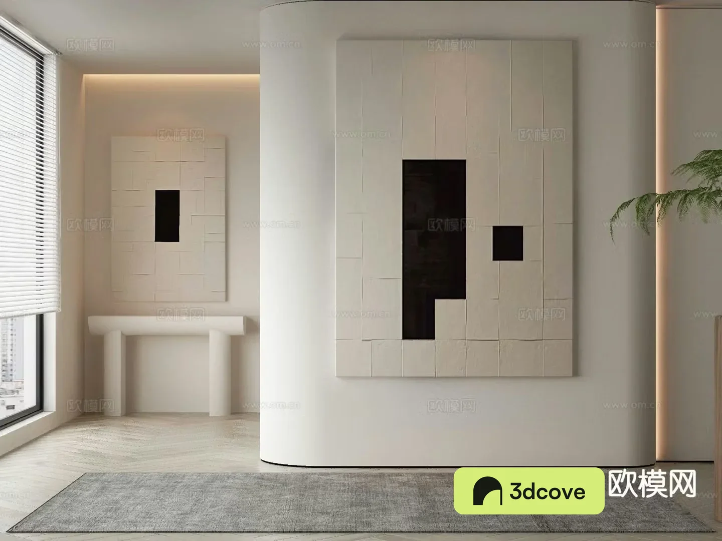 Modern texture painting decorative painting