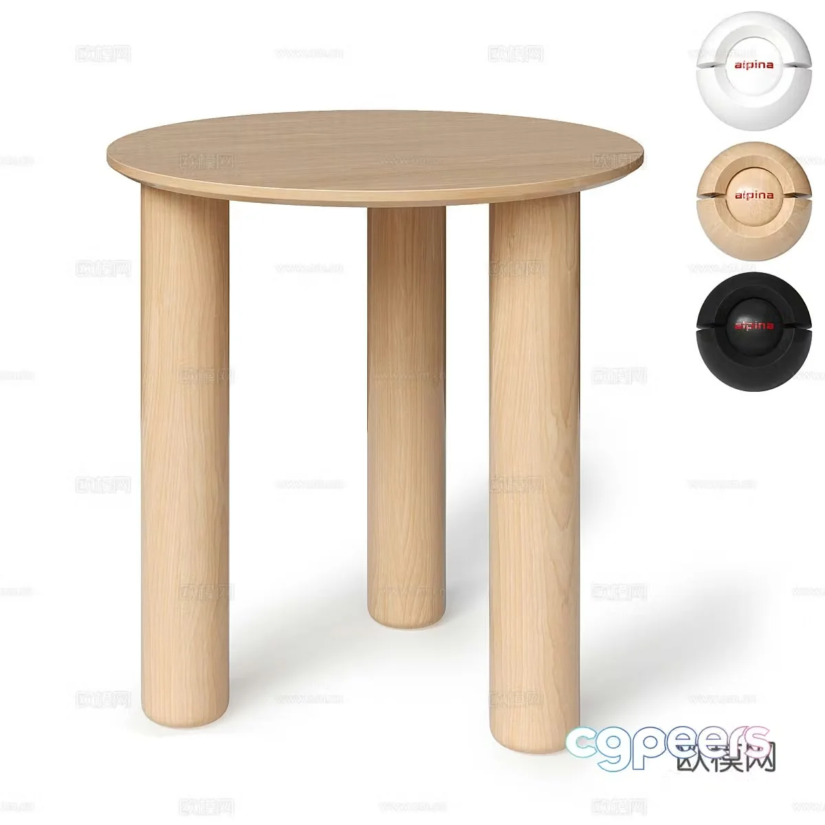 Nordic simple coffee table coffee table simple coffee table living room coffee table wooden coffee table 3D model