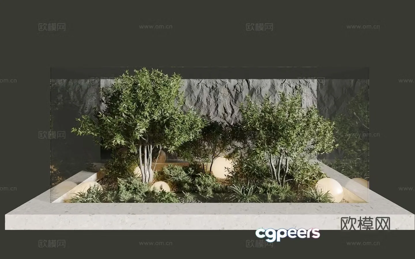 Landscape sketch 3d model