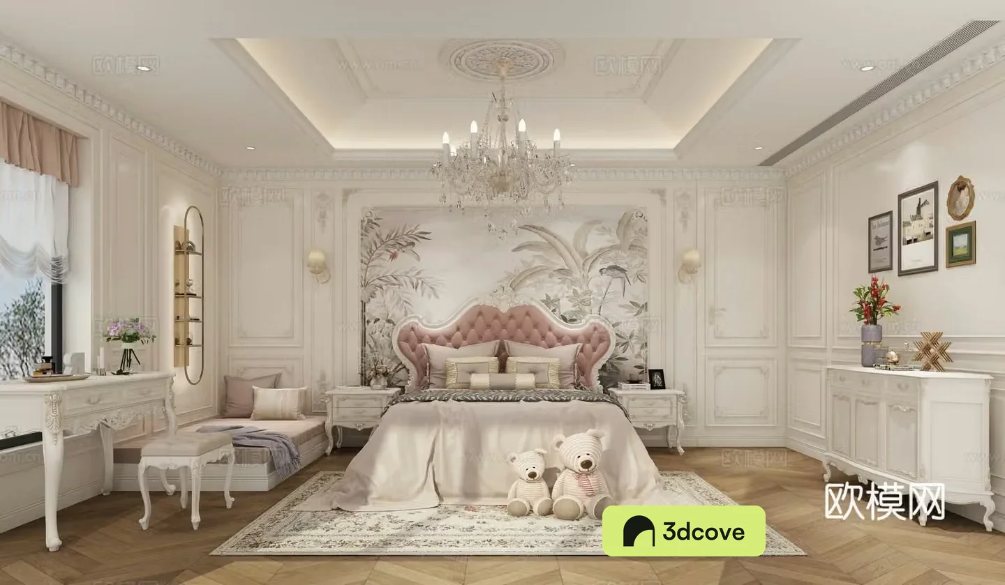European style villa daughter room