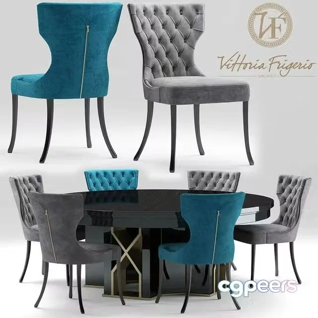 3ds Max Free – Chair vittoria frigerio Adda Capitonne Grimaldi