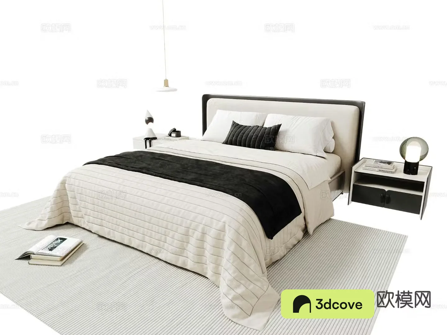 Modern double bed
