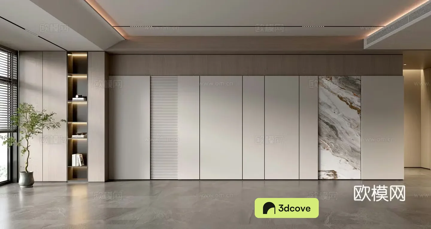 Modern sofa background wall
