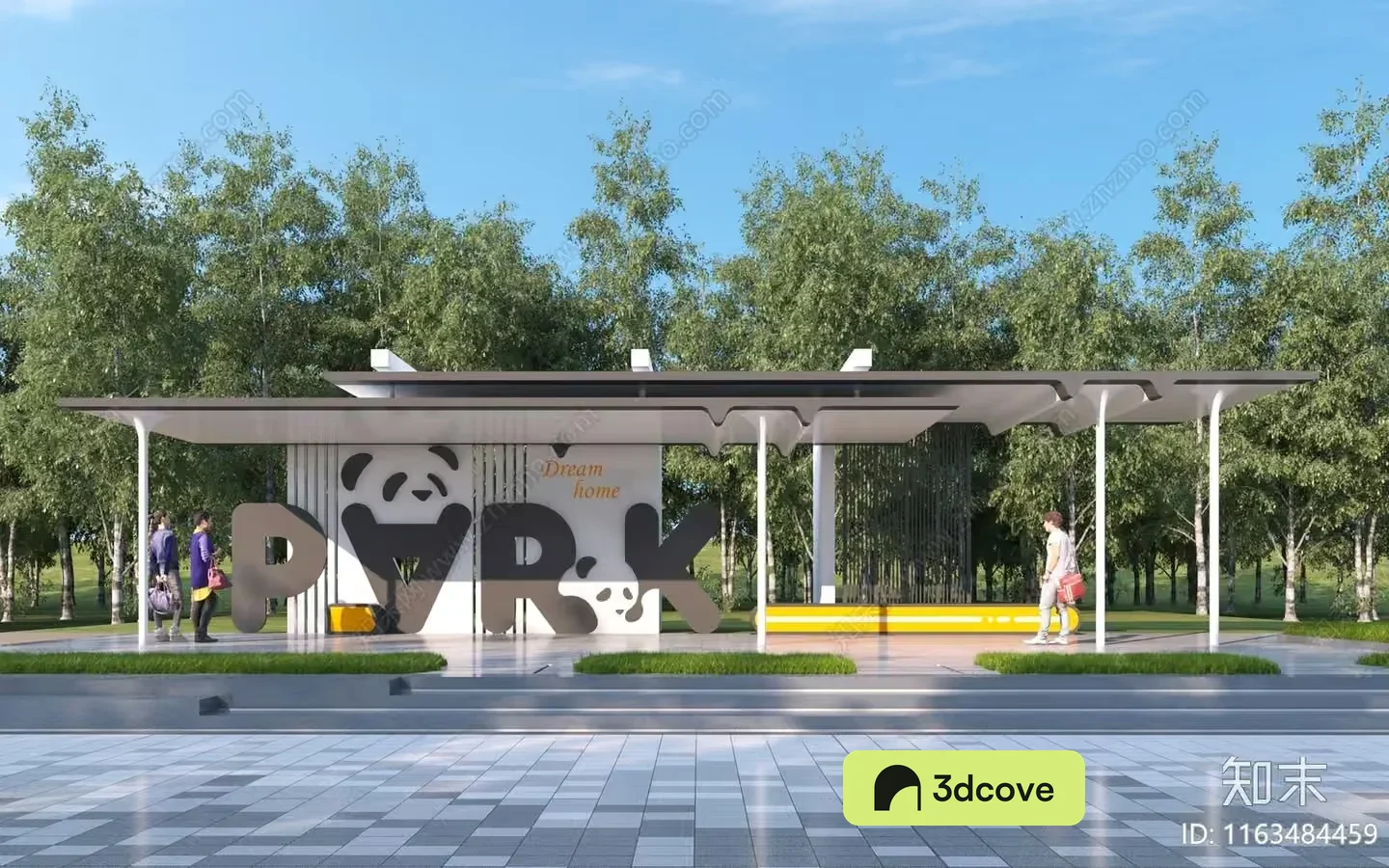 Modern Bus Stop