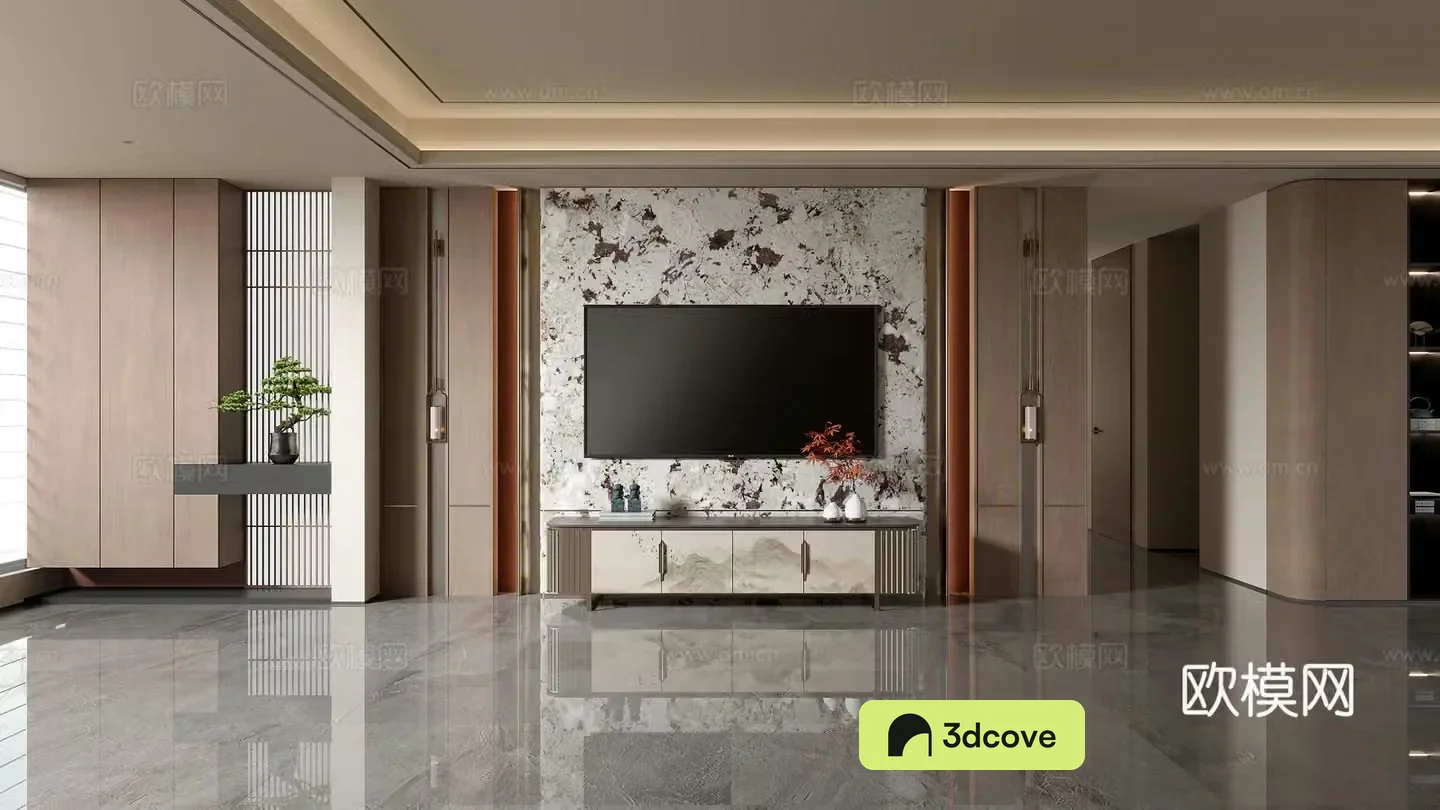 New Chinese TV background