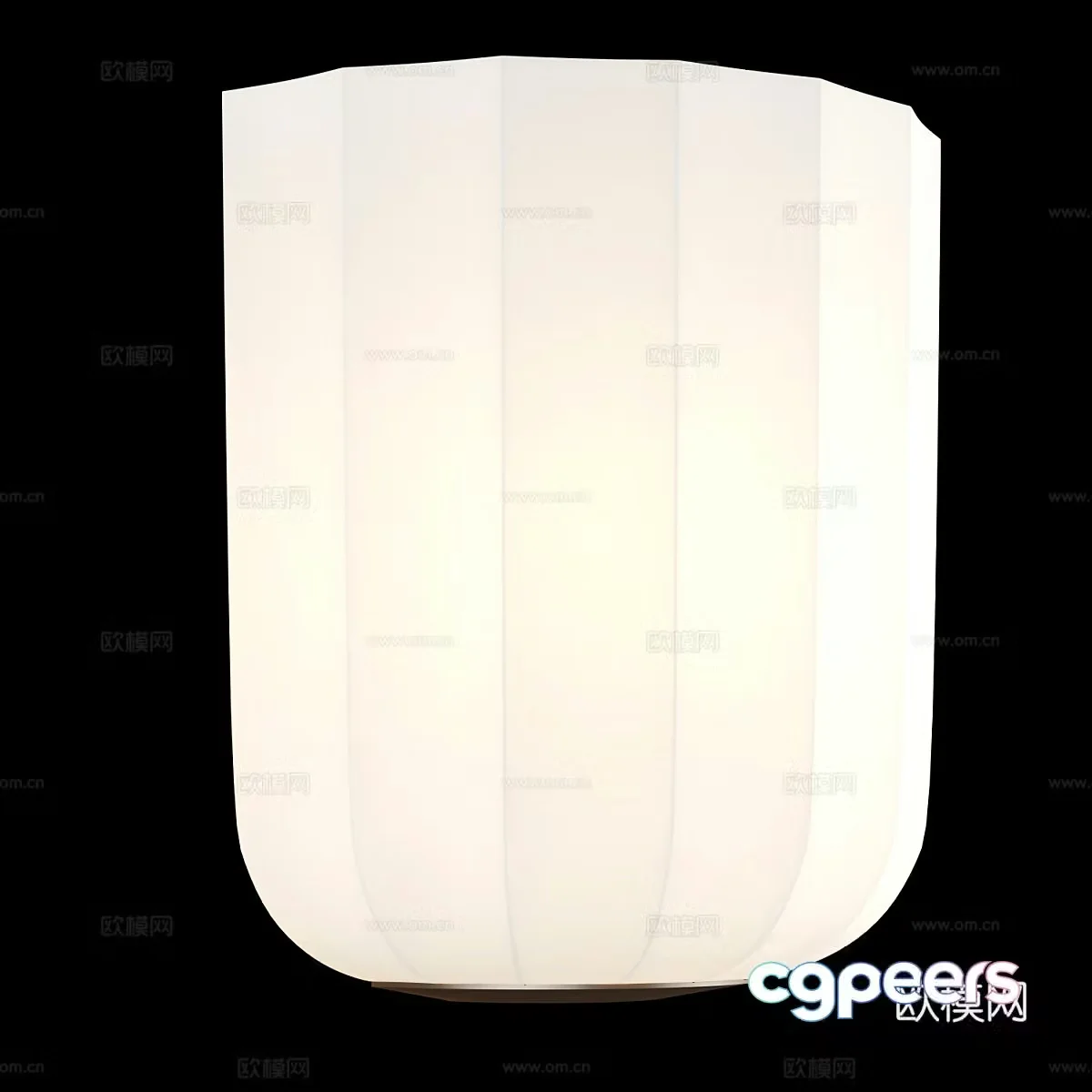 Modern fabric wall light 3d model