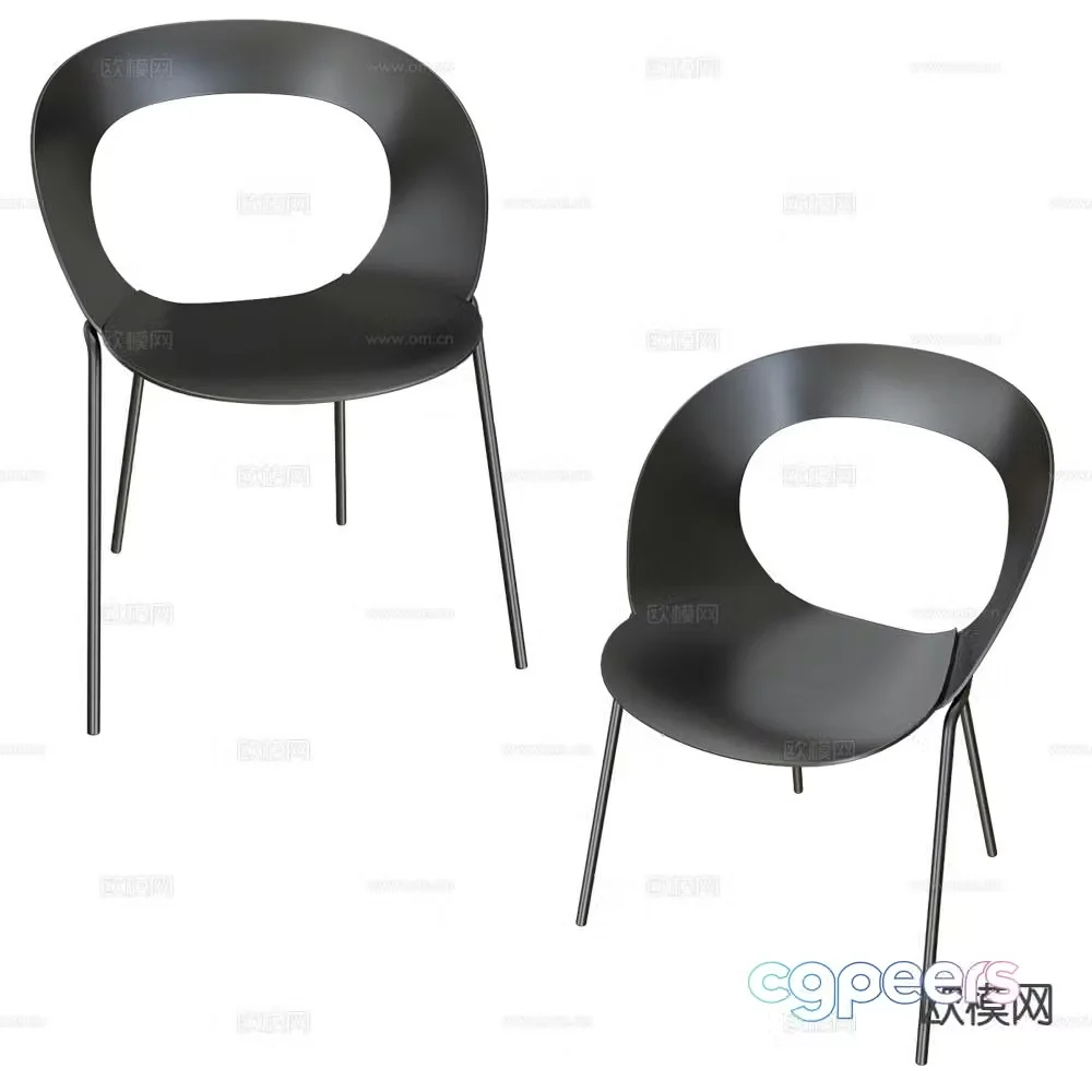 Brunner Italian chair dining chair 3d model