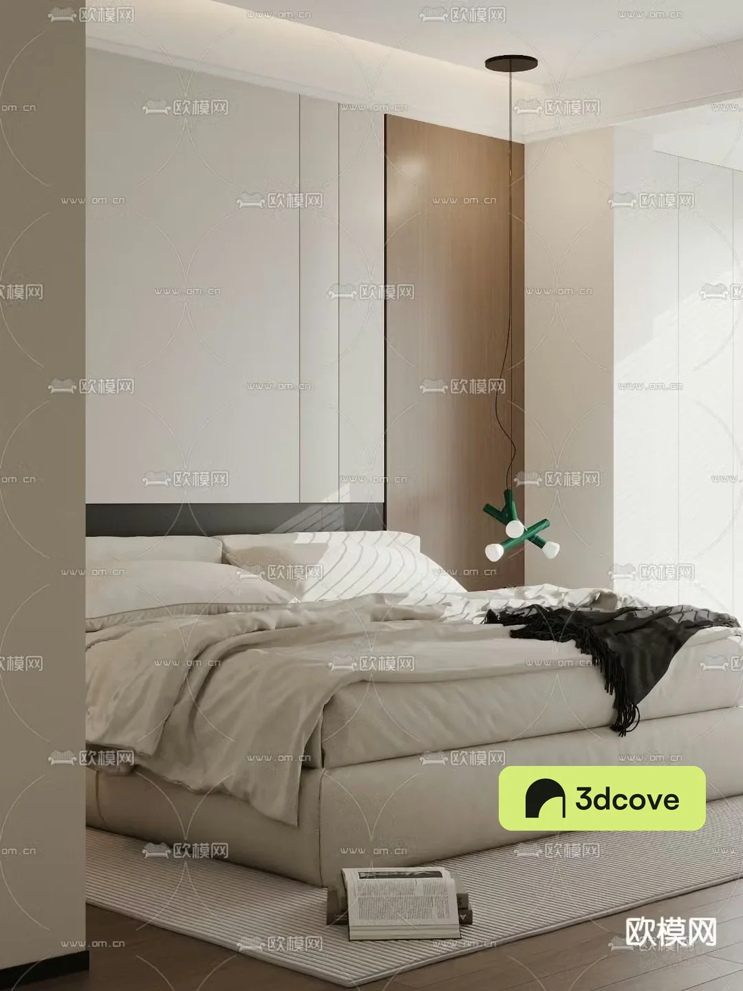 Modern double bed