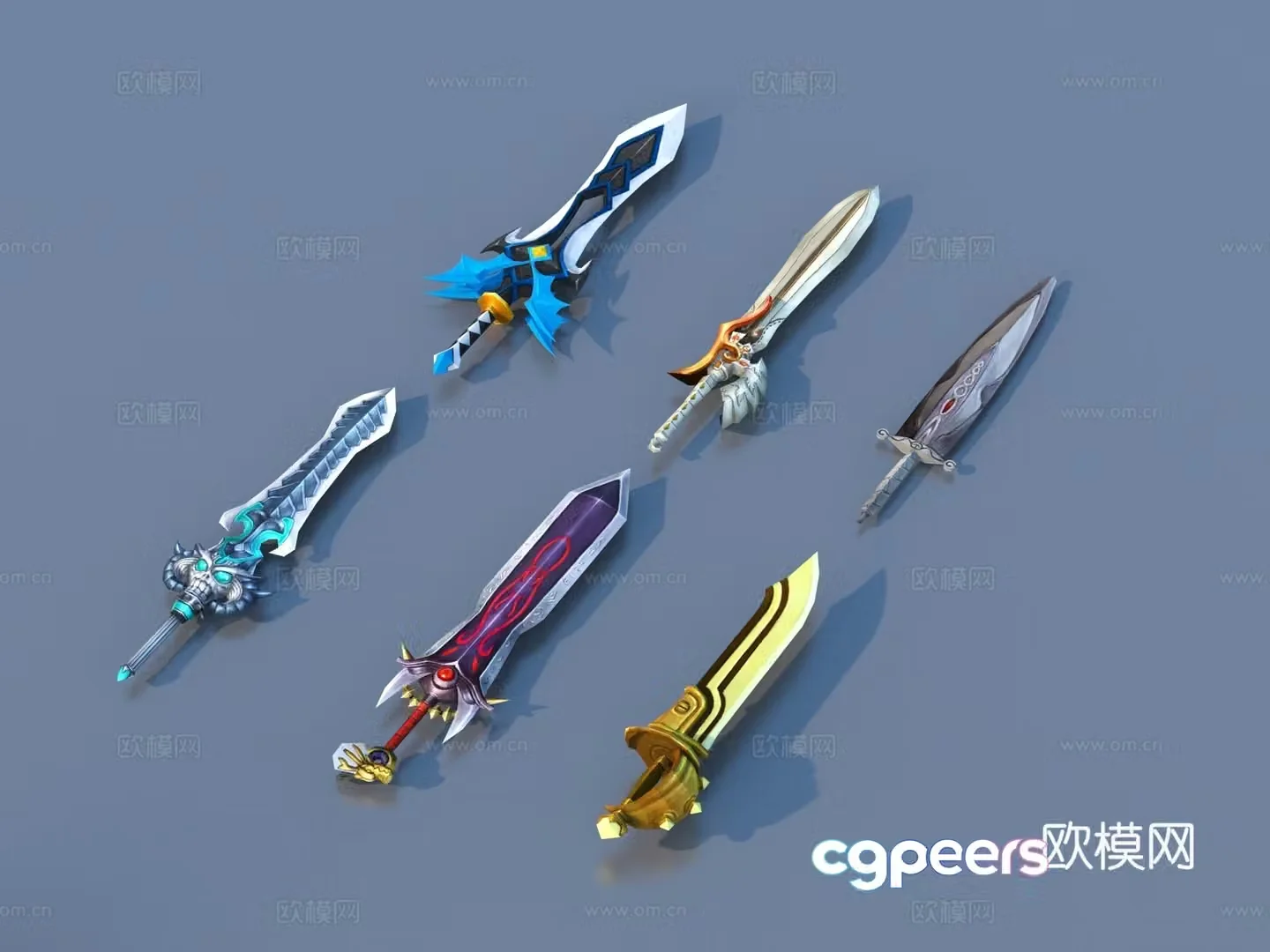 Weapons Weapons Game Props 3D Model