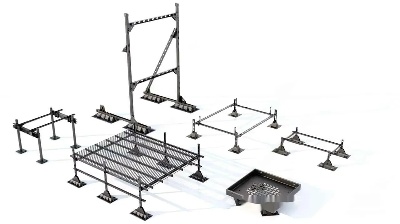 Industrial Metal Structures 3D Model – 18620 – VRAY Render