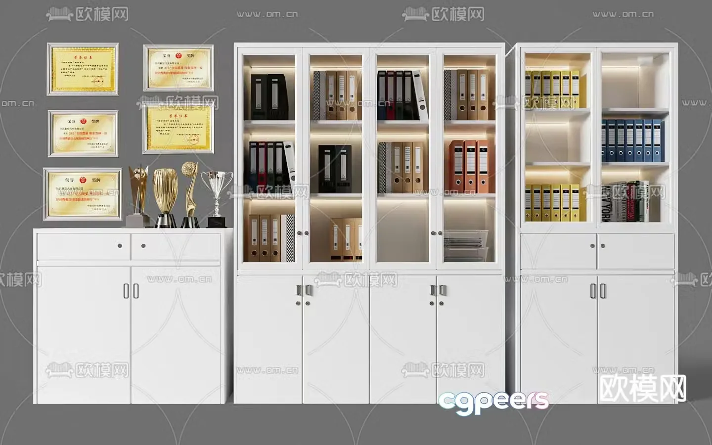 File cabinet filing cabinet iron cabinet office cabinet 3d model
