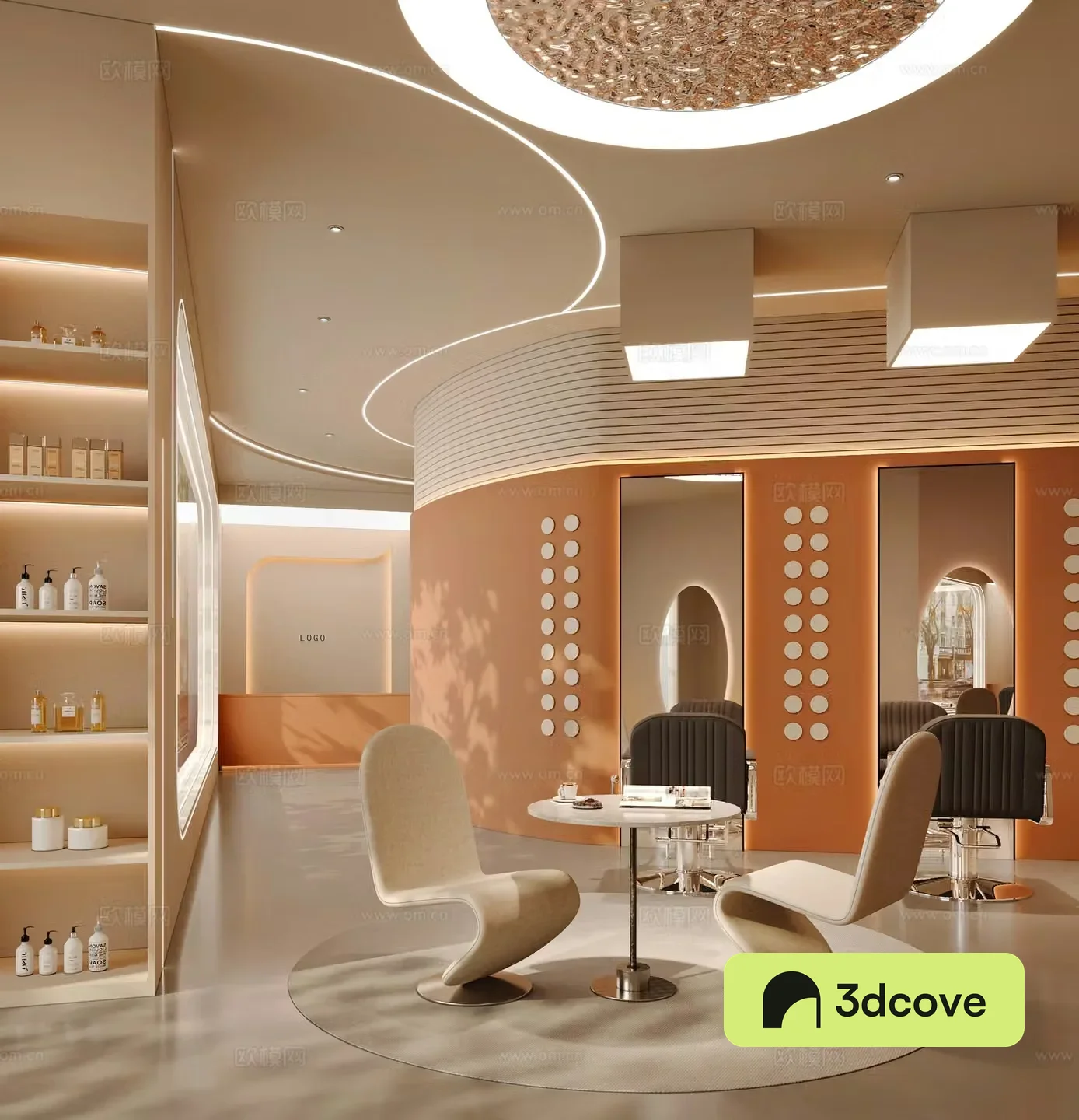 Modern barber shop