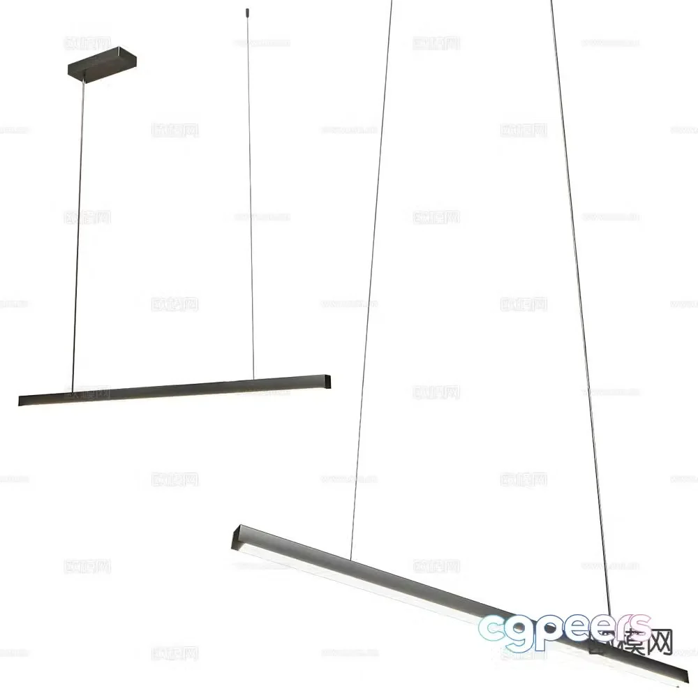 Careny modern chandelier 3d model