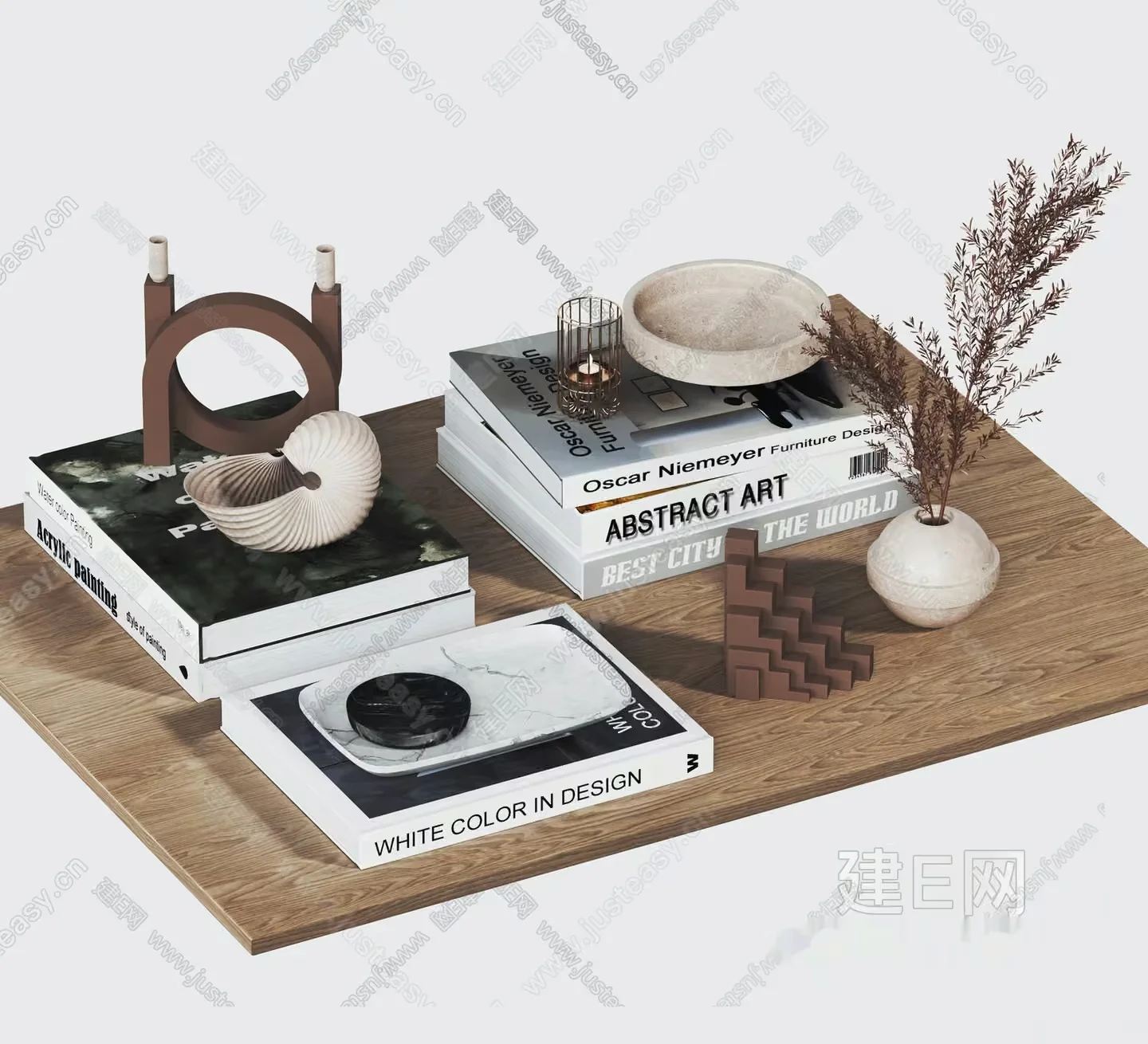 Modern Home Decor 3D Model – 17116 – VRAY Render