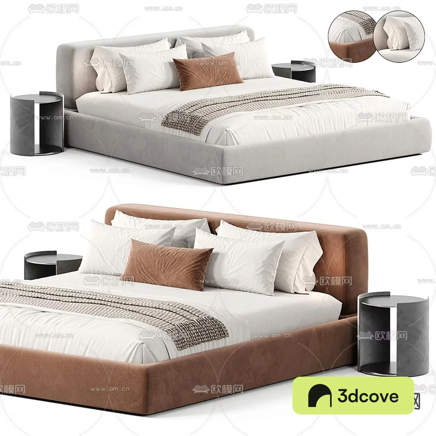 Italian double bed