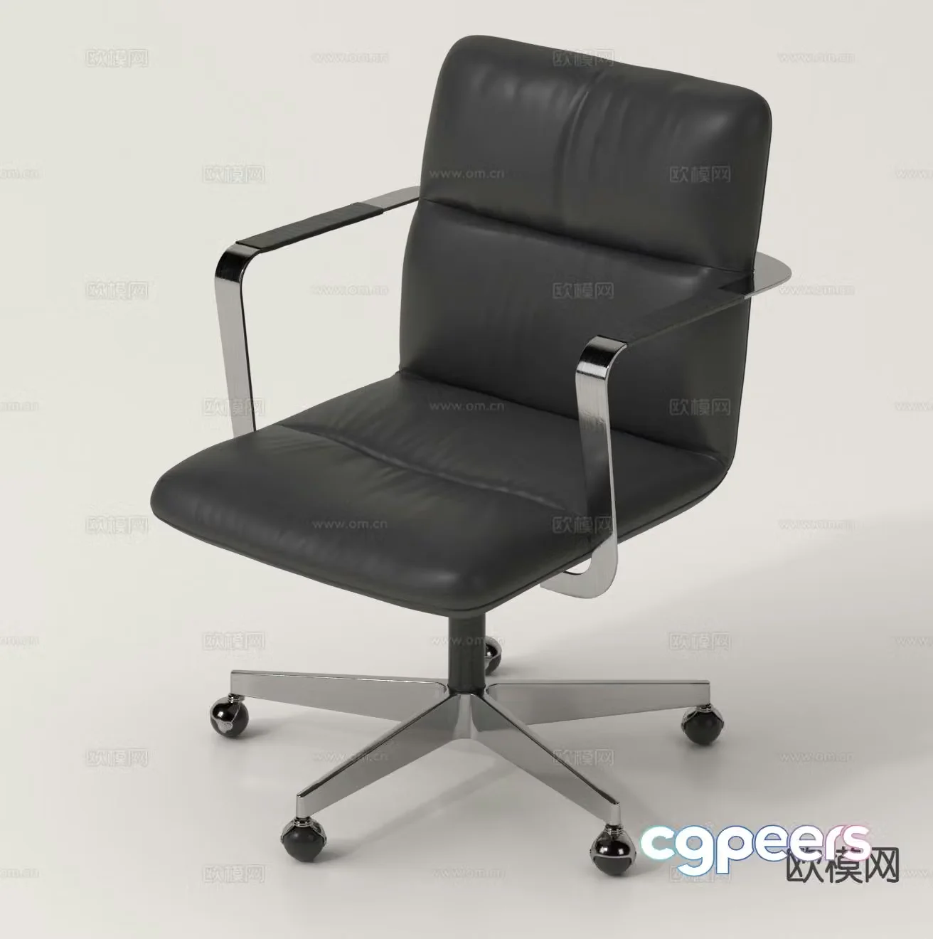 Office chair work chair employee chair swivel chair 3d model
