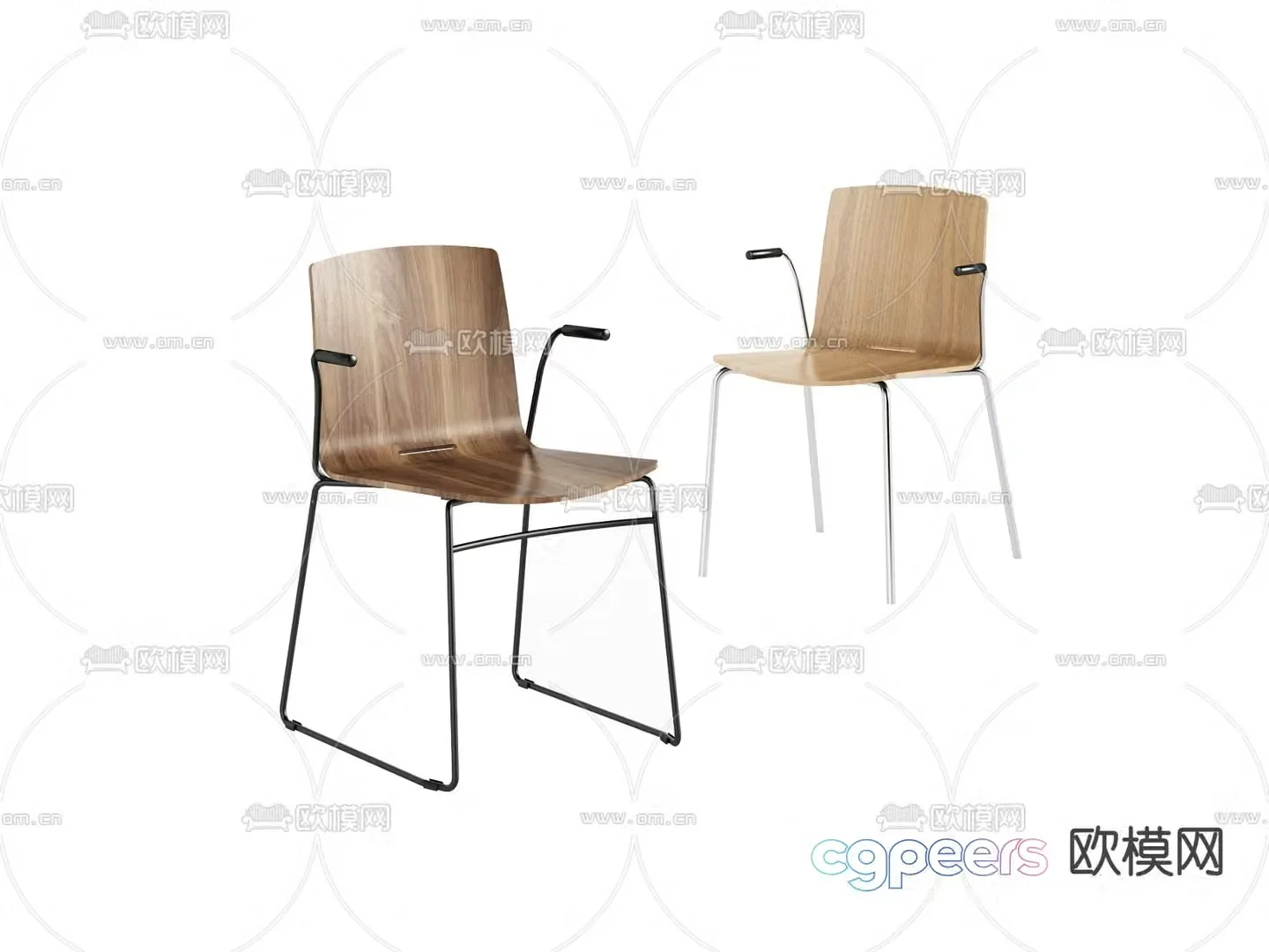 chair training chair office chair 3d model
