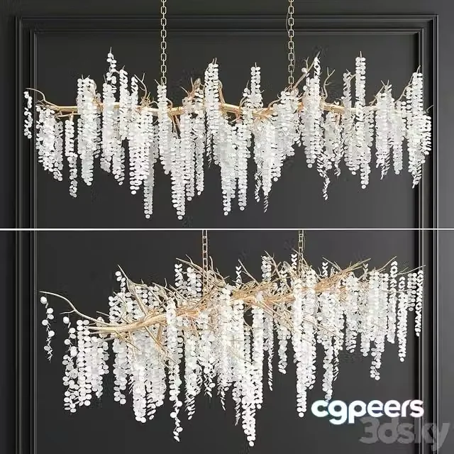 3ds Max Free – Shiro-Noda Cluster Horizontal Chandelier