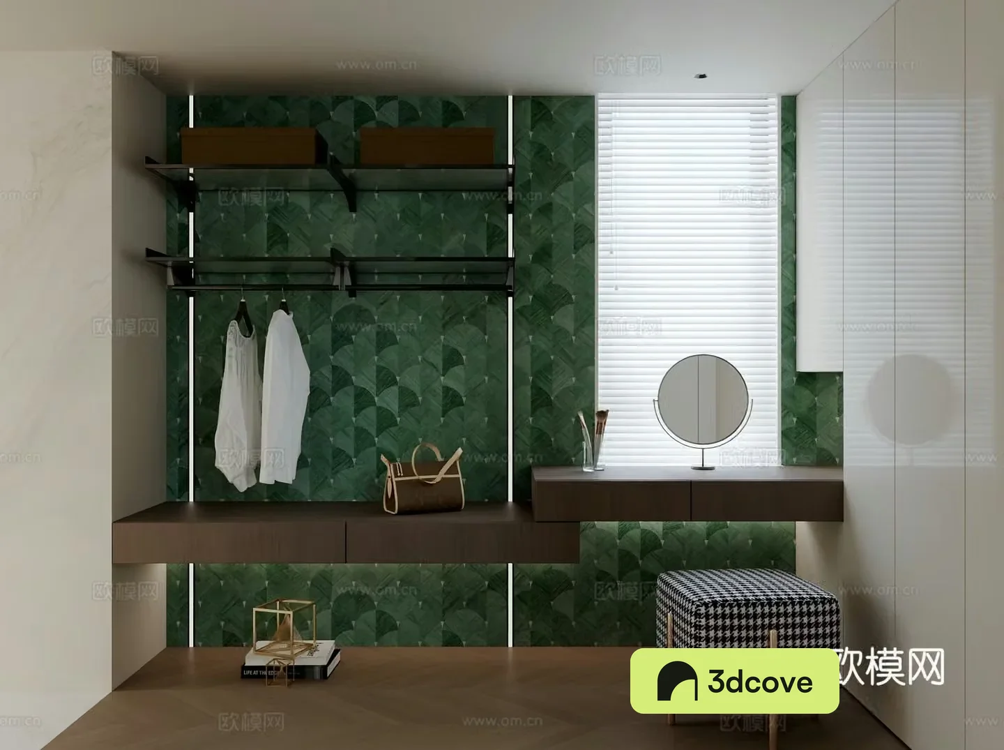 Modern Italian cloakroom