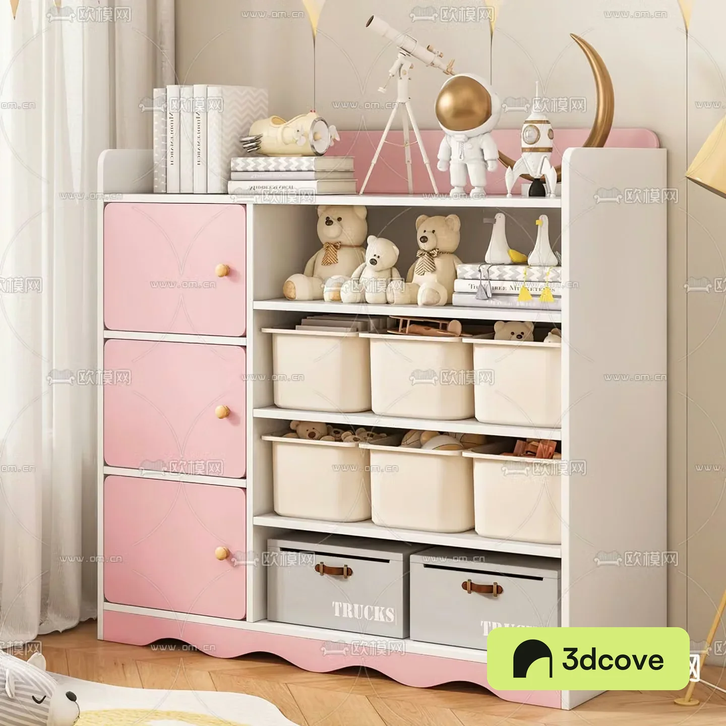 Children’s toy cabinet